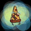 Party Pizza - funny food sticker emojis