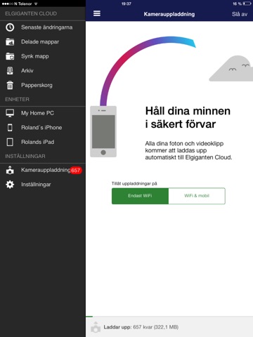 Elgiganten Cloud screenshot 2