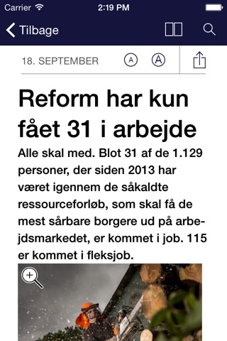 Berlingske e-avis screenshot 4