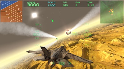 Screenshot from Fractal Combat X (FCX)