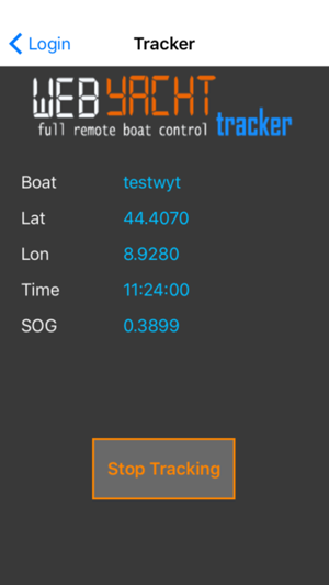 WebYacht Tracker