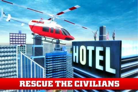 City Helicopter Air Ambulance 3D screenshot 2