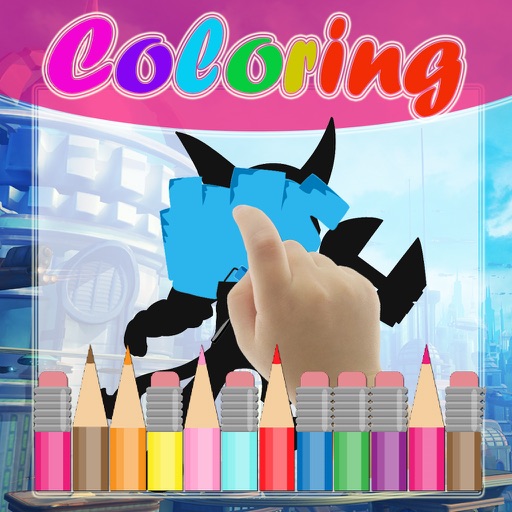 Game Paint Cartoon Coloring Kids for Ratchet & clank iOS App