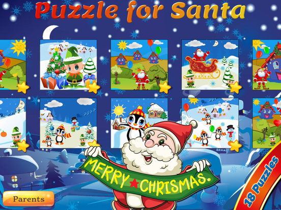Puzzle for Santa - Christmas Gift HD Puzzles for Kids and Toddler by Tiltan Games screenshot
