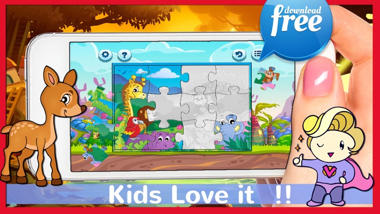 Animals Jigsaw Puzzles Free For Kids And Toddlers! screenshot-4