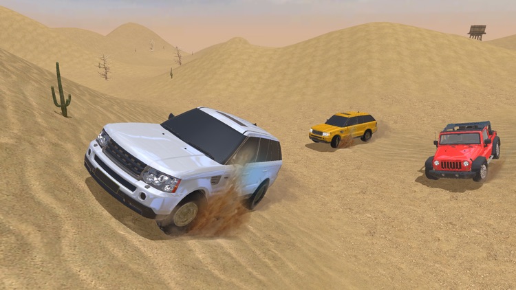 4X4 Offroad Jeep desert Safari - Driving 3D Sim screenshot-4