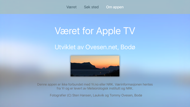 Været på Apple TV(圖4)-速報App