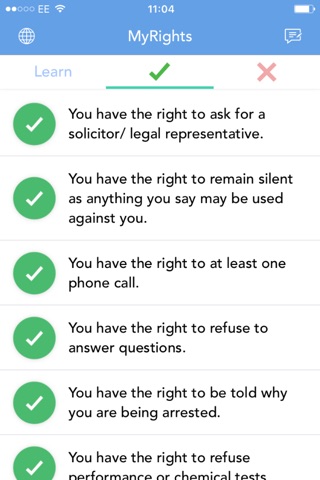 MyRights - Know Your Rights & Rate The Police screenshot 3