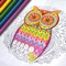 Owls & Birds Anti Stress Coloring Pages for Adults