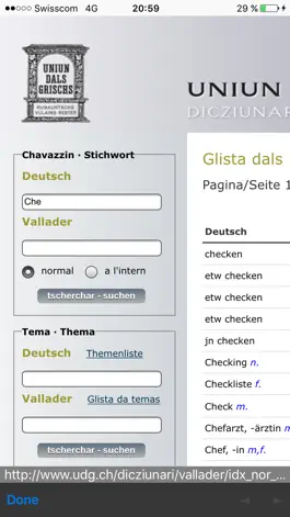 Game screenshot Vallader Romansh-German dict mod apk