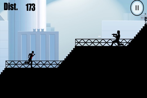 Agent Run And Dash In Vector City 2 - Best vector game for iPhone (Pro) screenshot 2