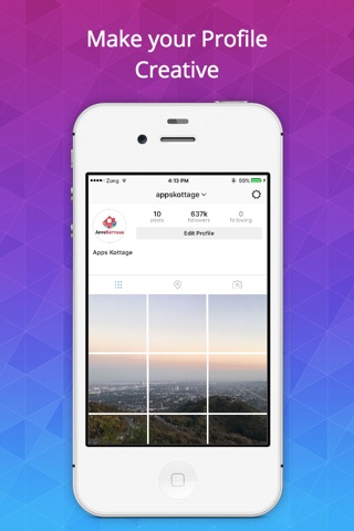 Split Photo for Instagram -InstaSize Grid Photos screenshot 4