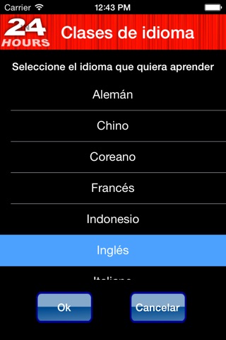 En 24 Horas - Aprender idiomas screenshot 2