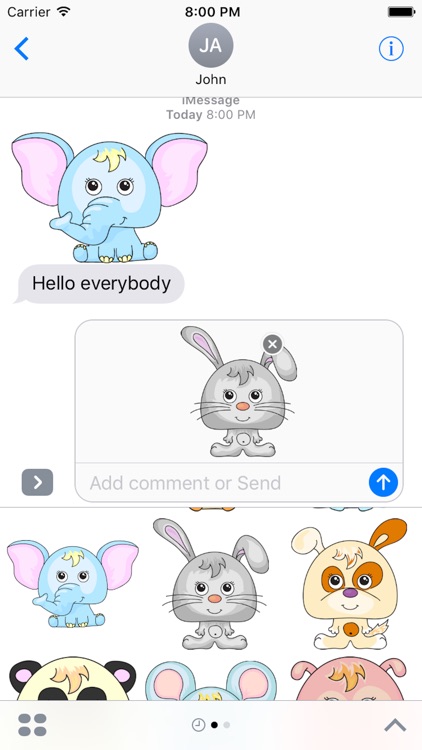 Animal Funny Sticker Pack 02