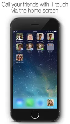 캡처 3 ¡Llame a mis amigos en 1 Haga clic en su foto Lite iphone