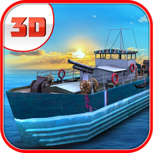 Crane Ship Simulator 3D -  Cargo Transporter and Cruise Boat Parking Game