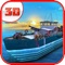Crane Ship Simulator 3D -  Cargo Transporter and Cruise Boat Parking Game
