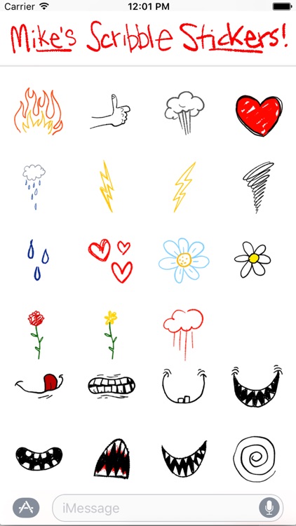 Mike's Notebook Scribble Stickers screenshot-3