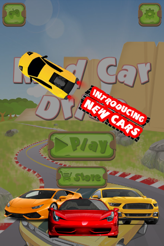 Mad Car Drive 2D: Crazy Driver screenshot 2