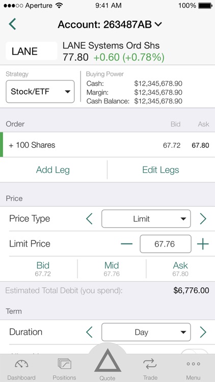 OptionsHouse Mobile screenshot-3