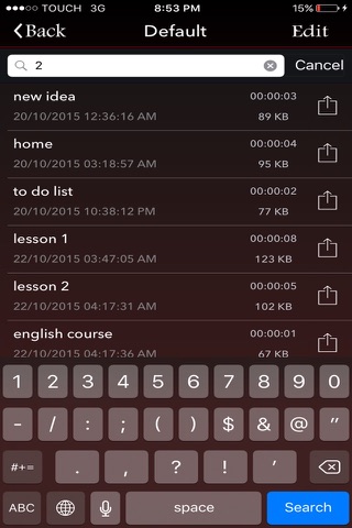 Watch Recorder Plus:Notes,Memos,Voice screenshot 4