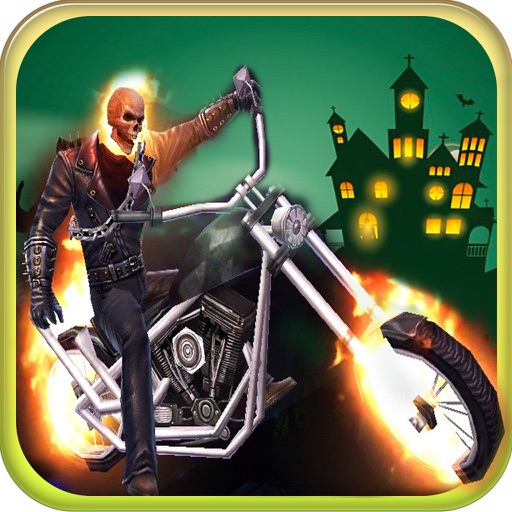 Ghost Rider Stunt Racing Moto-X Halloween Race iOS App