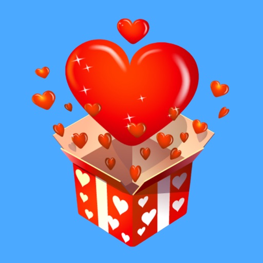 3D Love Stickers for iMessage iOS App