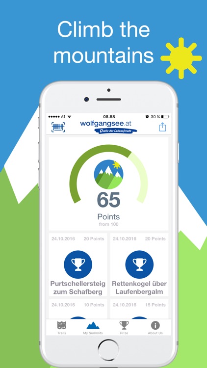 Wolfgangsee Wanderpass