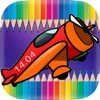 Airplanes Jets Coloring Book - Airplane game