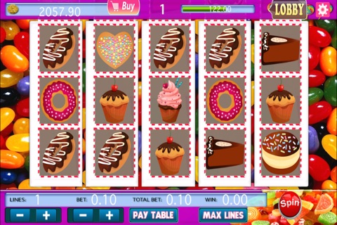 Vip Sweets, Candy and Cookie Jackpot Casino Games screenshot 2