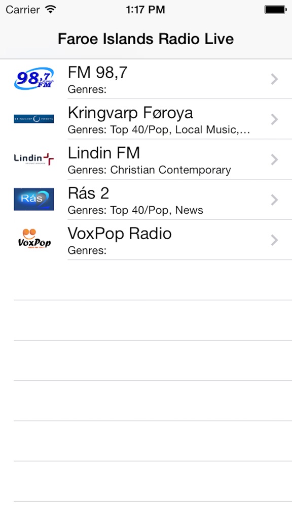 【图】Faroe Islands Radio Live(截图2)