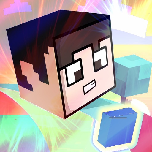 A Crazy Cube: Jump on platforms and avoid falling icon