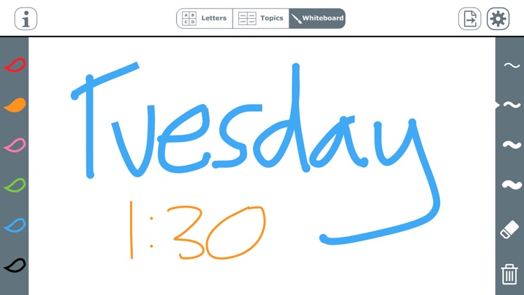 AlphaTopics - AAC Letter, Topic, & Whiteboard
