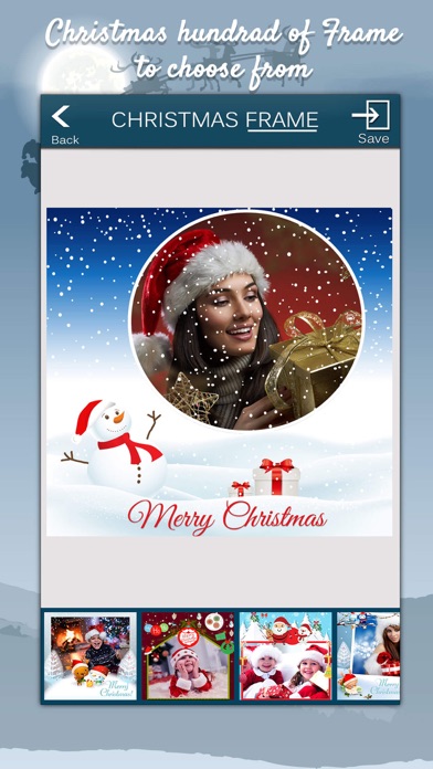 Christmas Picture Frames: Xmas stickers,greetings screenshot 2