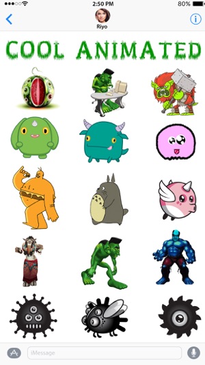 Monster Animated Stickers for iMessage App(圖2)-速報App