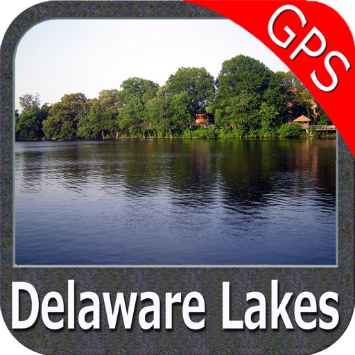 Delaware Lakes GPS Map Navigator