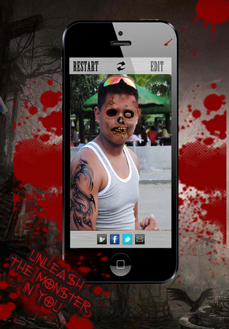 Halloween Photo Booth - Monster & Zombie Maker screenshot 3