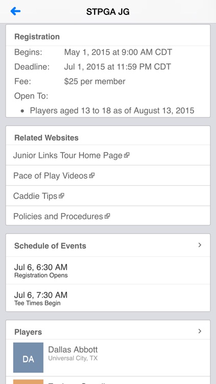 Southern Texas PGA Junior Tour screenshot-3