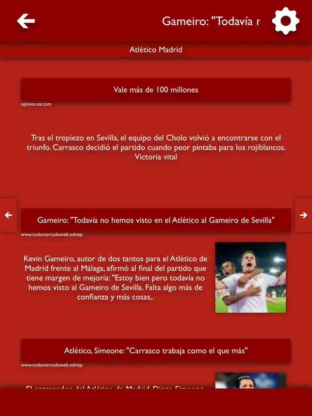 Captura 2 TLN - Todas Las Noticias del Atlético de Madrid iphone