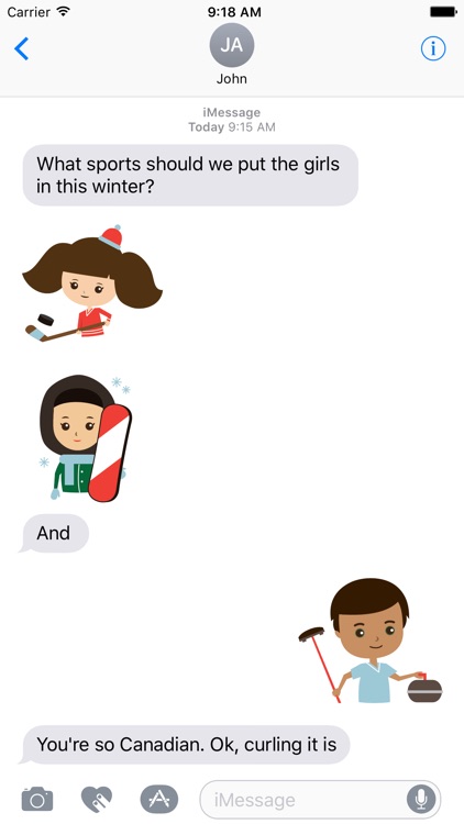Sporty Kids Sticker Set