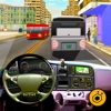 Real Modern city Bus driving simulator 3d 2016 - transport passengers through real city traffic