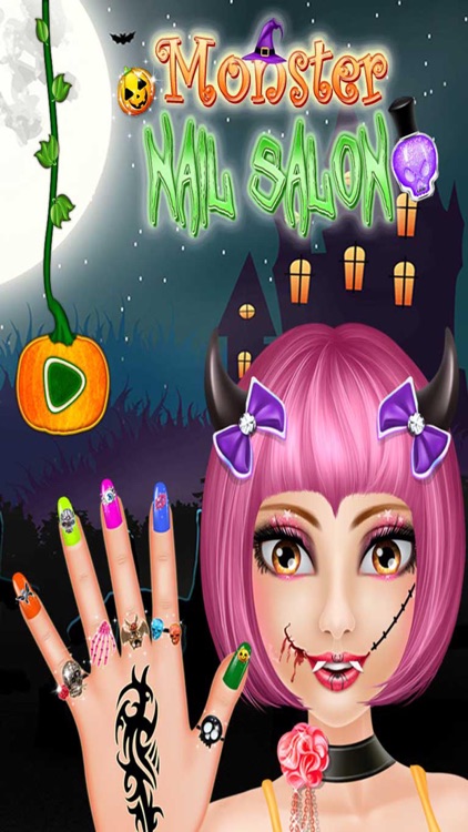 Monster Nail Salon - Halloween Girls Nail Art