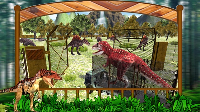 Angry Dinosaur Jungle Transport Simulator(圖1)-速報App