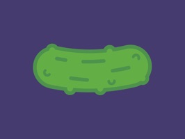 Make your friends green with envy with these adorable pickle stickers for iMessage