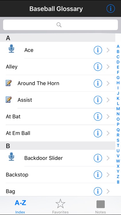 Baseball-Glossary