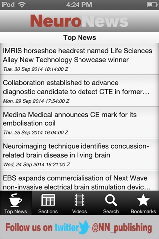NeuroNews screenshot 2