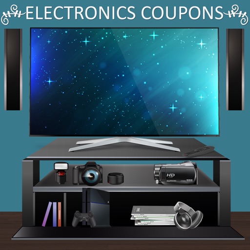 Electronics Coupons, TV Coupons, Camera Coupons Icon