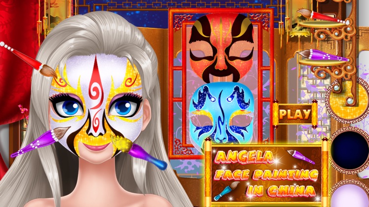 Angela Face Painting In China