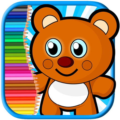My Little Bear And Friend Coloring Book Fun Game iOS App