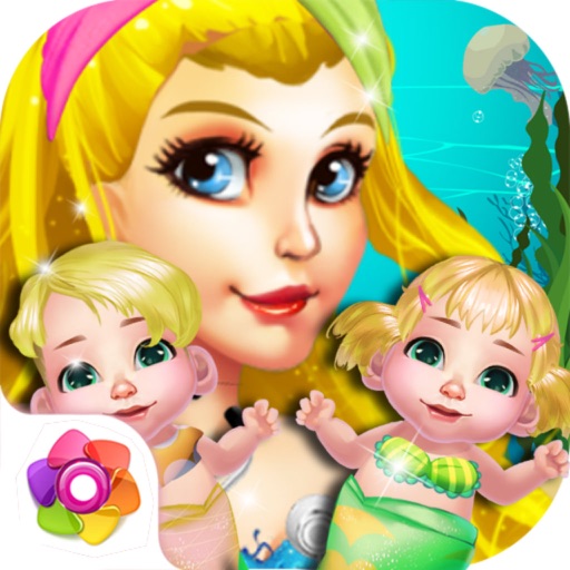Mermaid Girl's Baby Booth icon
